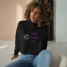 Load image into Gallery viewer, MWT Think Cannabis Care- Crop Hoodie
