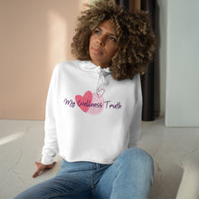 Load image into Gallery viewer, My Wellness Truth Valentine&#39;s- Crop Hoodie
