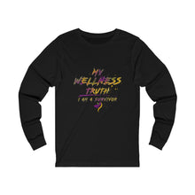 Load image into Gallery viewer, My Wellness Truth- Unisex Jersey Long Sleeve Tee
