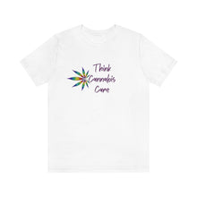 Load image into Gallery viewer, MWT Think Cannabis Care- Unisex Jersey Short Sleeve Tee
