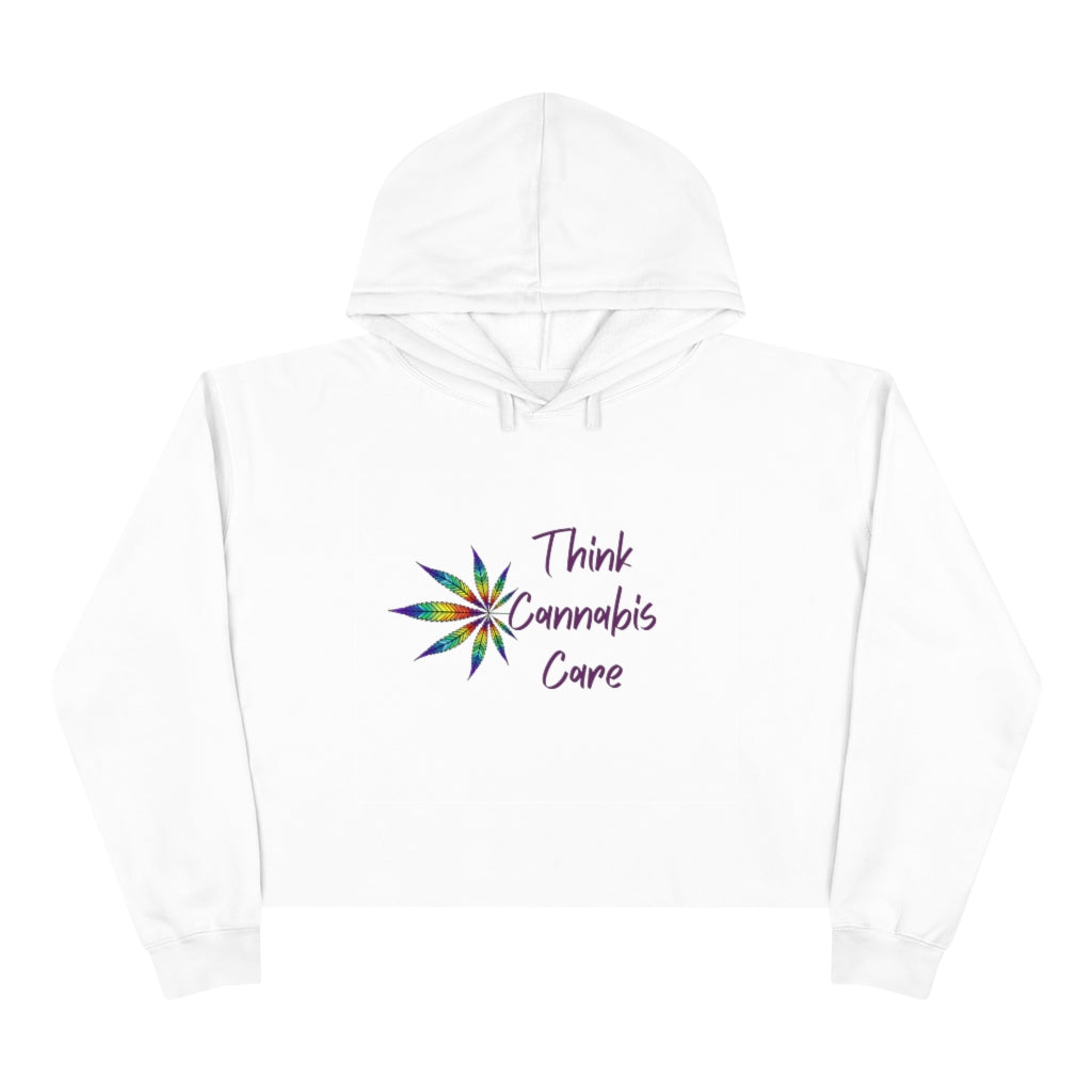MWT Think Cannabis Care- Crop Hoodie