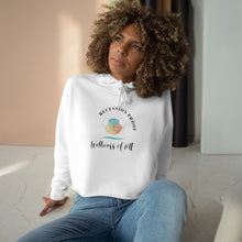 Load image into Gallery viewer, Wellness of Me | Recession Proof Crop Hoodie
