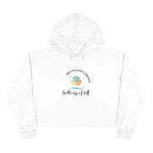 Load image into Gallery viewer, Wellness of Me | Recession Proof Crop Hoodie
