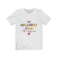 Load image into Gallery viewer, My Wellness Truth- Unisex Jersey Short Sleeve Tee
