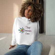 Load image into Gallery viewer, MWT Think Cannabis Care- Crop Hoodie
